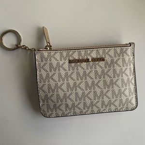 Michael Kors Jet Set Keychain Wallet | Vanilla Pink